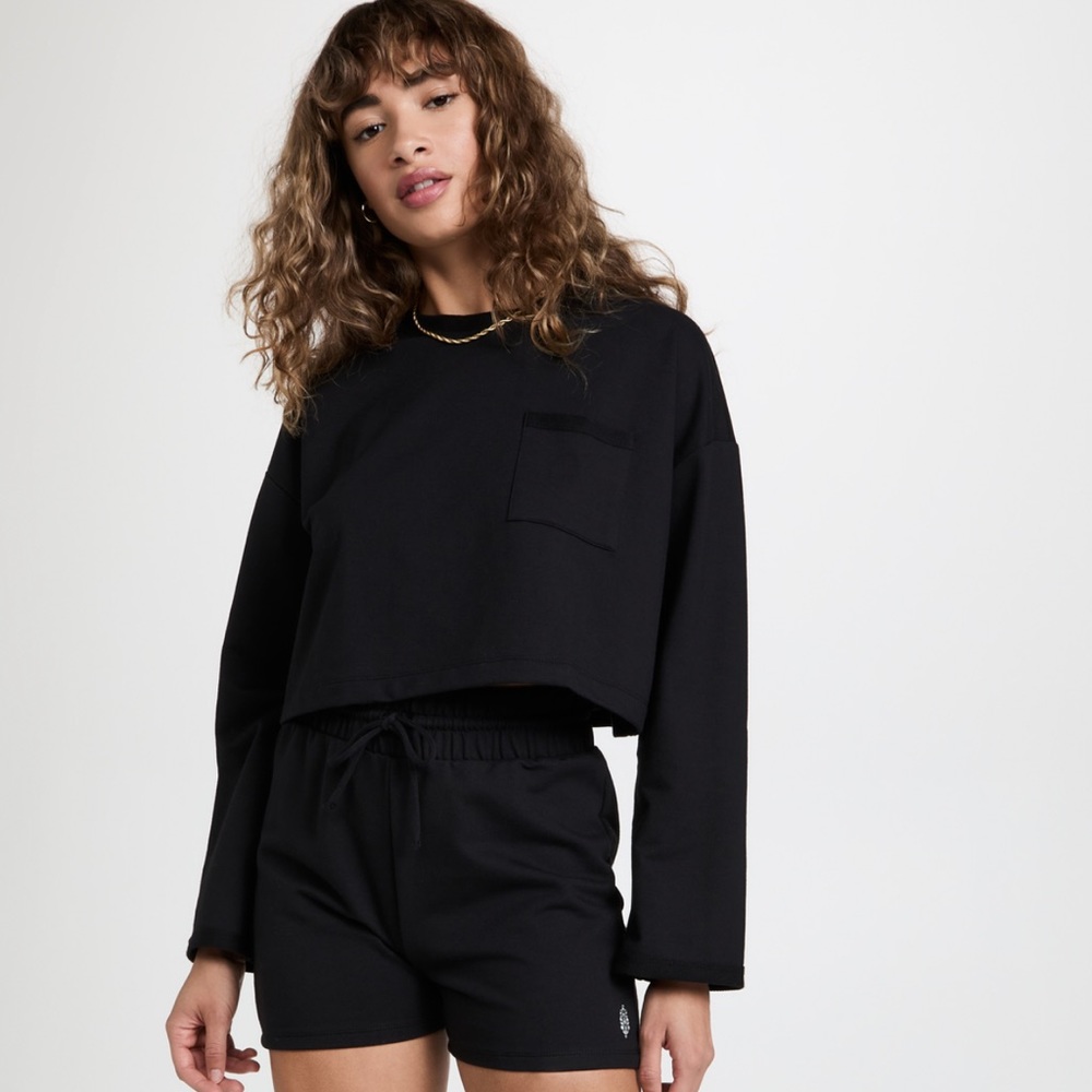 10. FREE PEOPLE | Sunny Set in Black - Picture 7 of 9